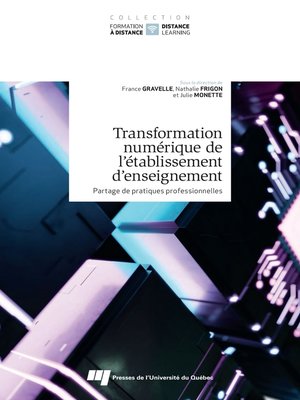 cover image of Transformation numérique de l'établissement d'enseignement